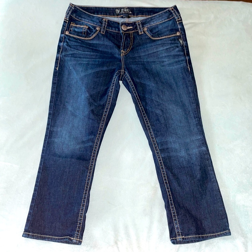 Silver Aiko jean capri